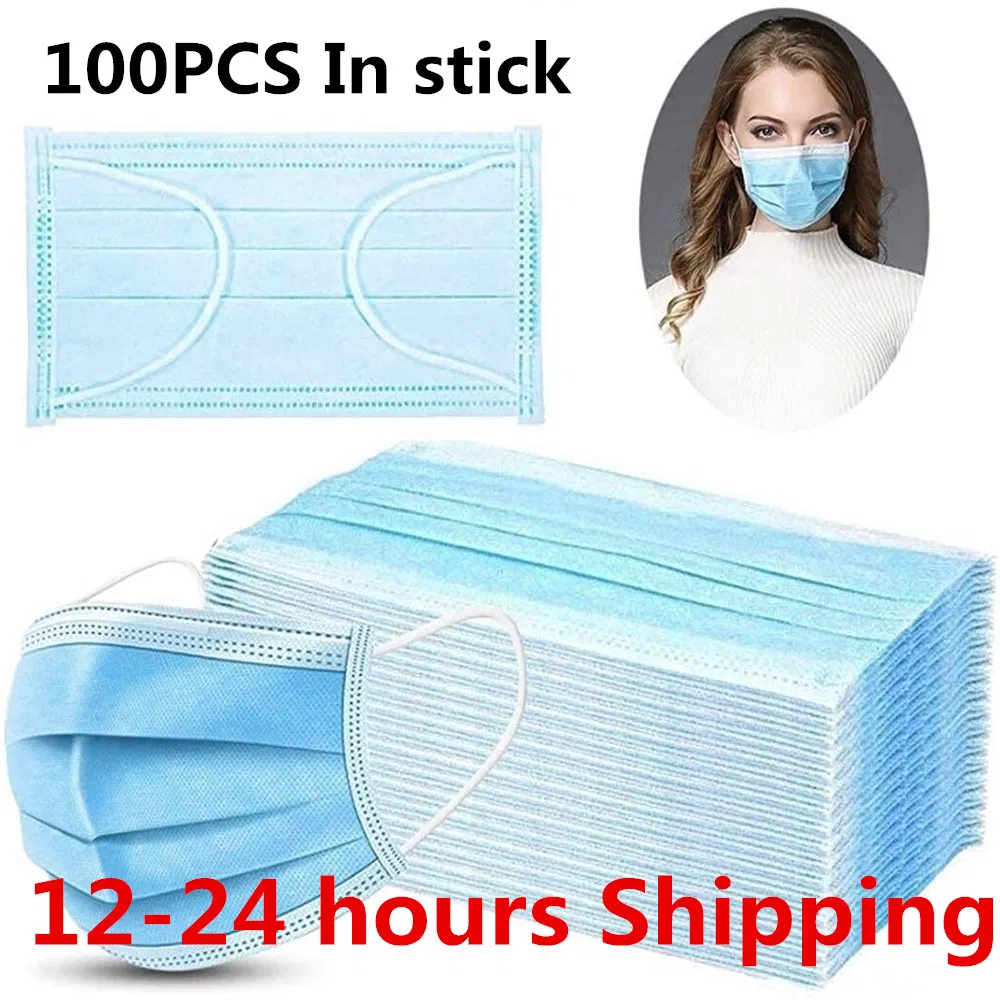 12-24 Hours Shipping Disposable Protective Anti Flu Dust Pollution Mask Face Allergy Particulate Face Filter Air Purification