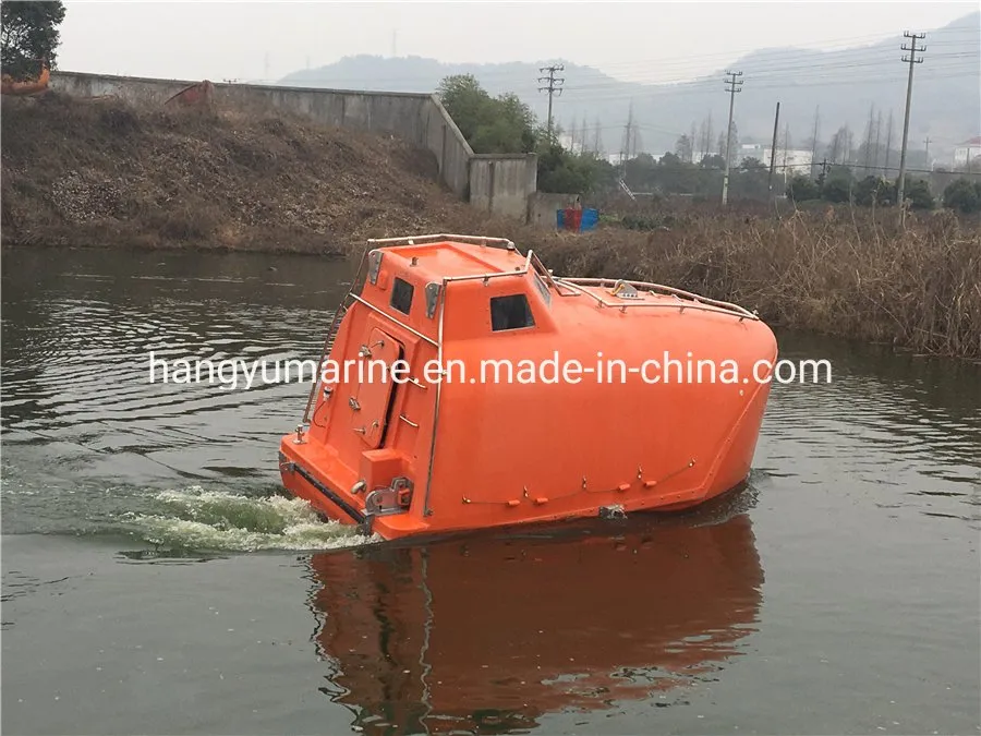 16 Persons Fiberglass Freefall Lifeboat Solas Free Fall Type Lifeboat