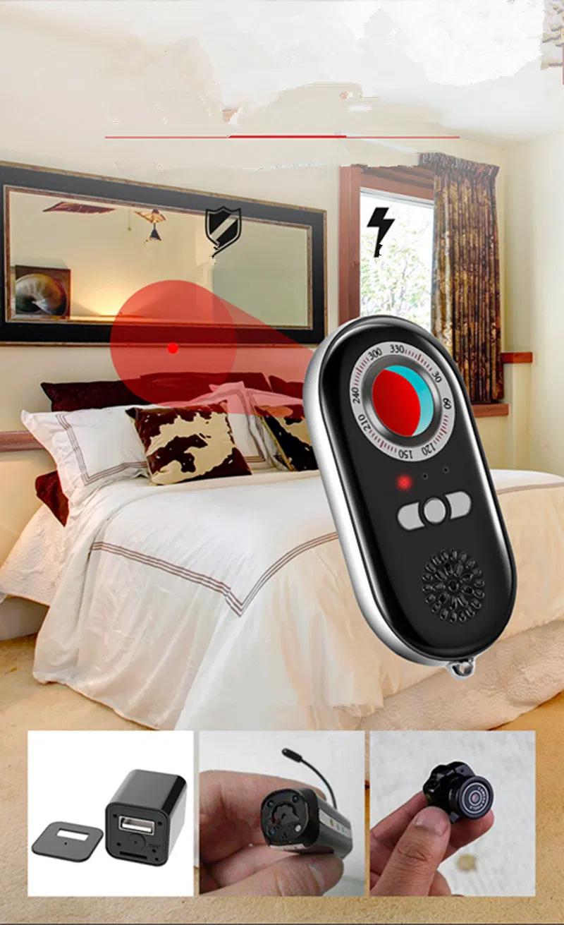 2019 New Portable Spy Bug Signal Finder Detector Hidden Camera Anti Spy Bug Detector with Against Theft Vibration Button K98