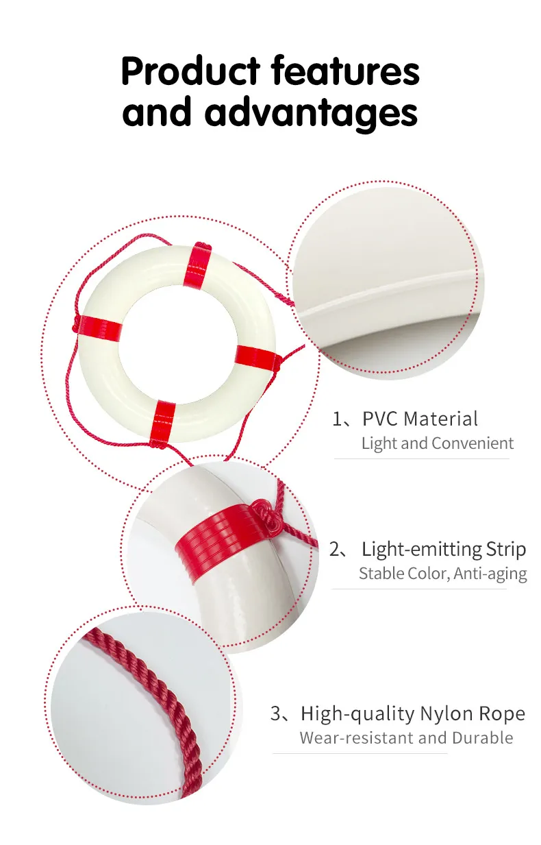 2021 Newest PVC/PU Polyurethane Foam Life Buoy OEM Buoyancy