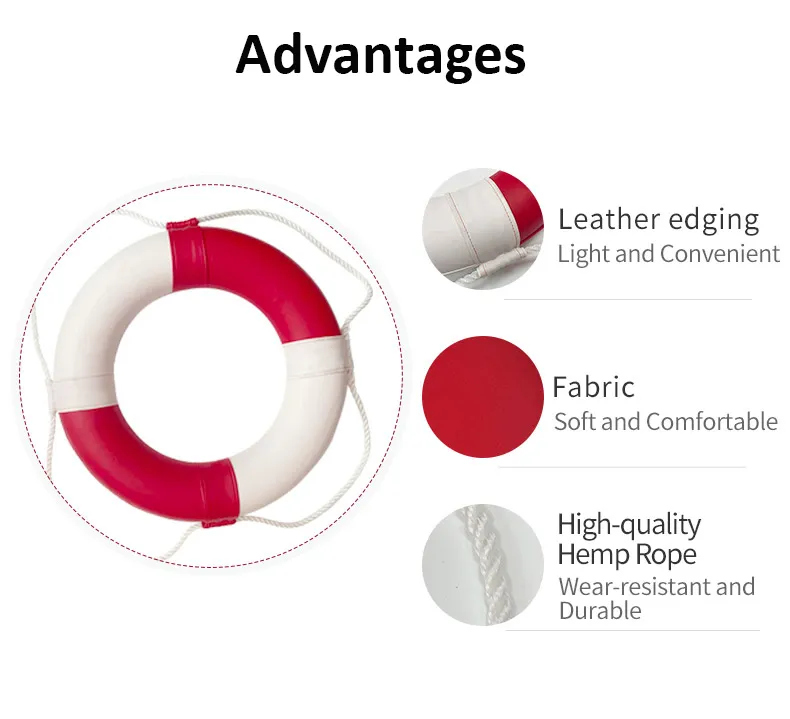 2021 Newest PVC/PU Polyurethane Foam Life Buoy OEM Buoyancy