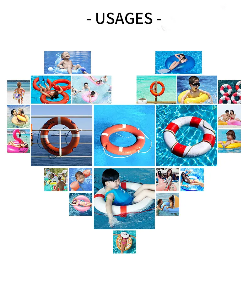 2021 Newest PVC/PU Polyurethane Foam Life Buoy OEM Buoyancy