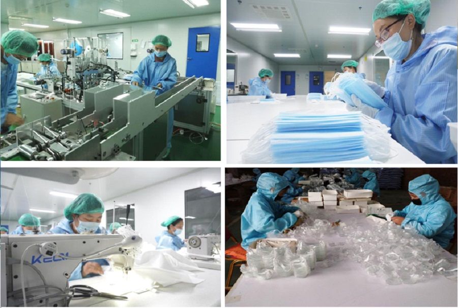 3 Ply Foldable Melt-Blown PP Non-Woven Fabric White 3D Disposable Protective Face Mask for C