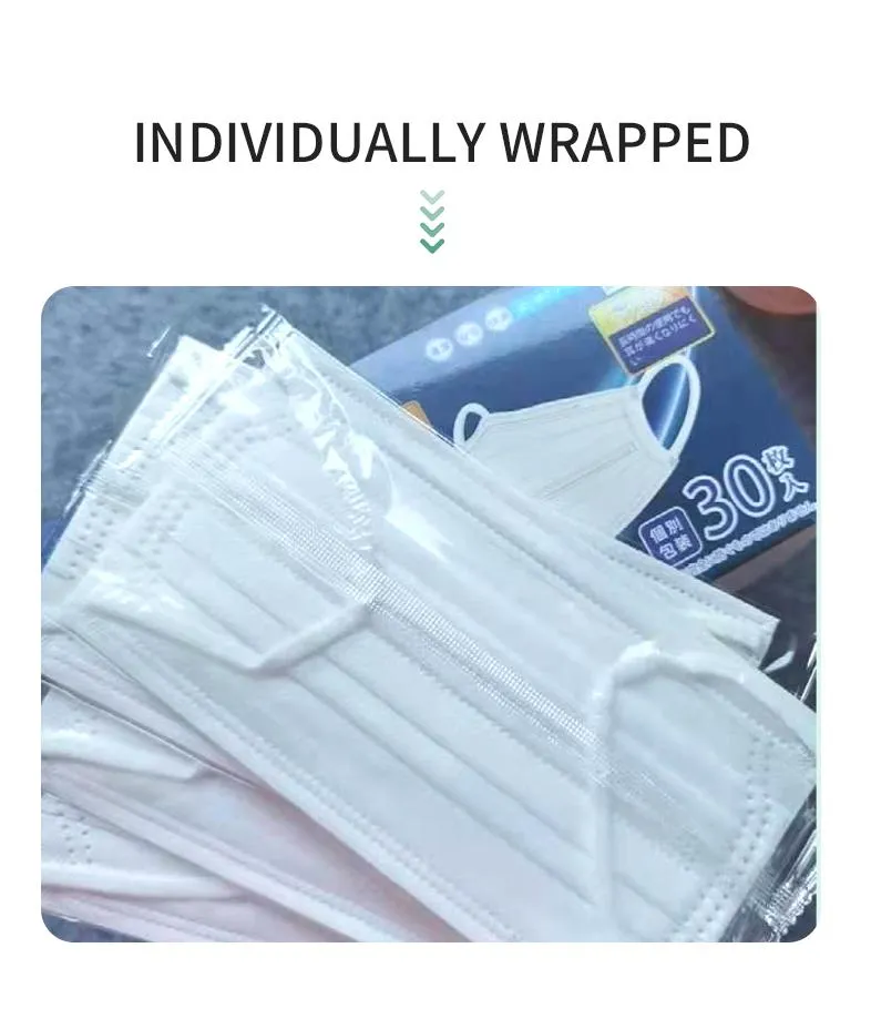 3 Ply Non-Woven Disposable Adult Face Mask