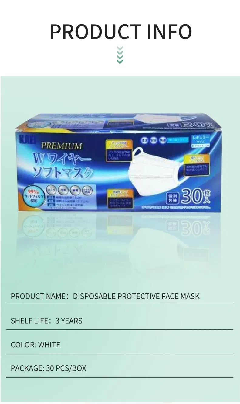 3 Ply Non-Woven Disposable Adult Face Mask