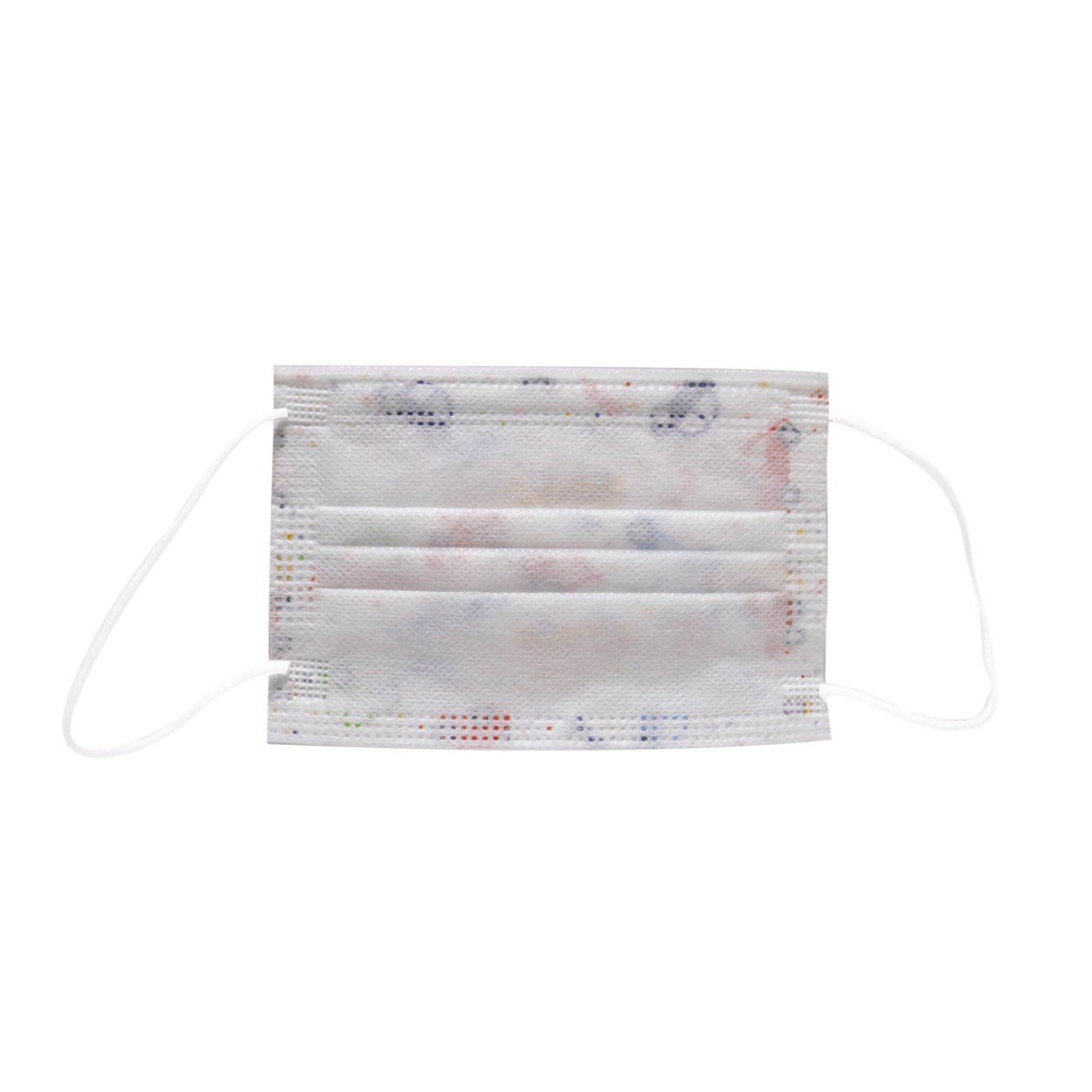 3 Ply Perfect Disposable Non-Woven Nose Mouth Printed Half Face Mask