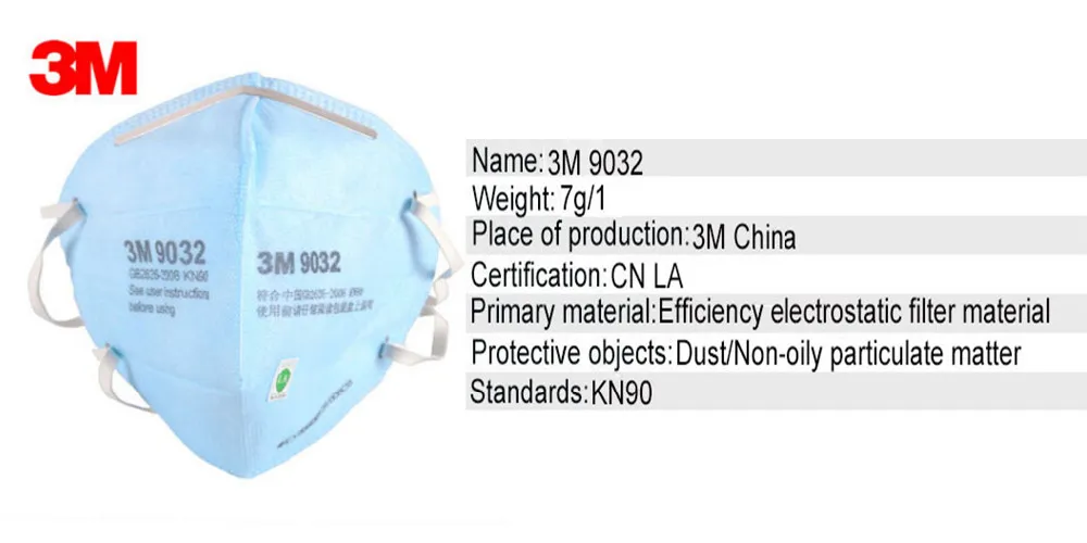 3m 9032 Anti-Dust Kn90 Respirator