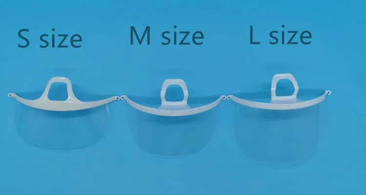 Adults Facial Protective Durable New Design Reusable Anti Fog Plastic Transparent Clear Face Maskes