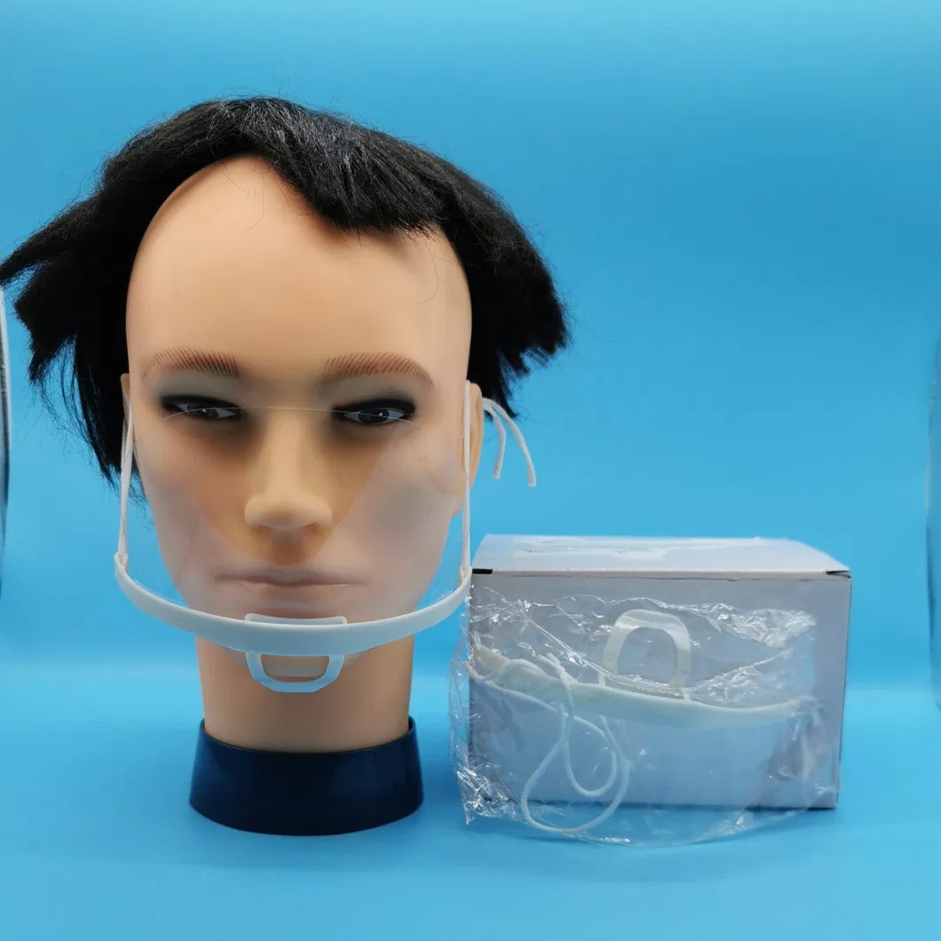 Adults Facial Protective Durable New Design Reusable Anti Fog Plastic Transparent Clear Face Maskes