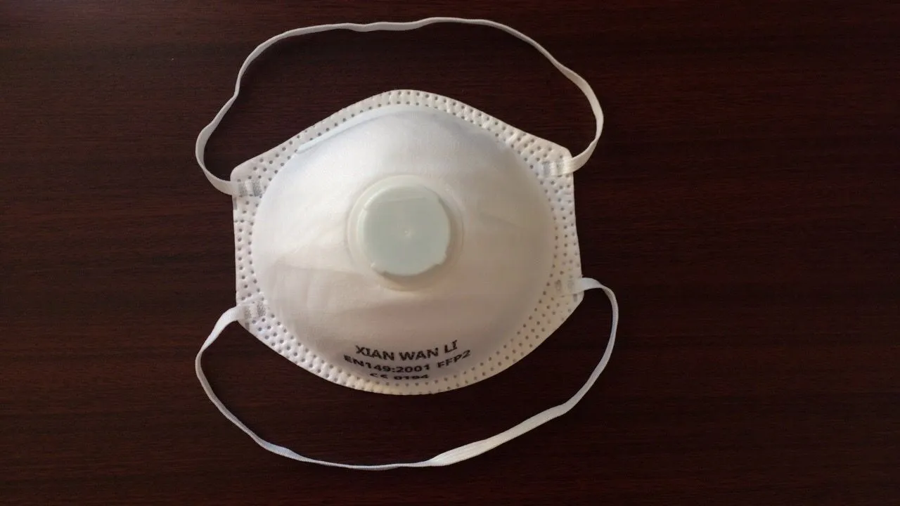 Antivirus KN95 FFP2 Protective Disposable Respirator Face Mask with Valve