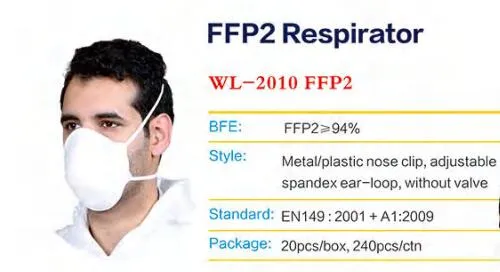 Antivirus KN95 FFP2 Protective Disposable Respirator Face Mask with Valve