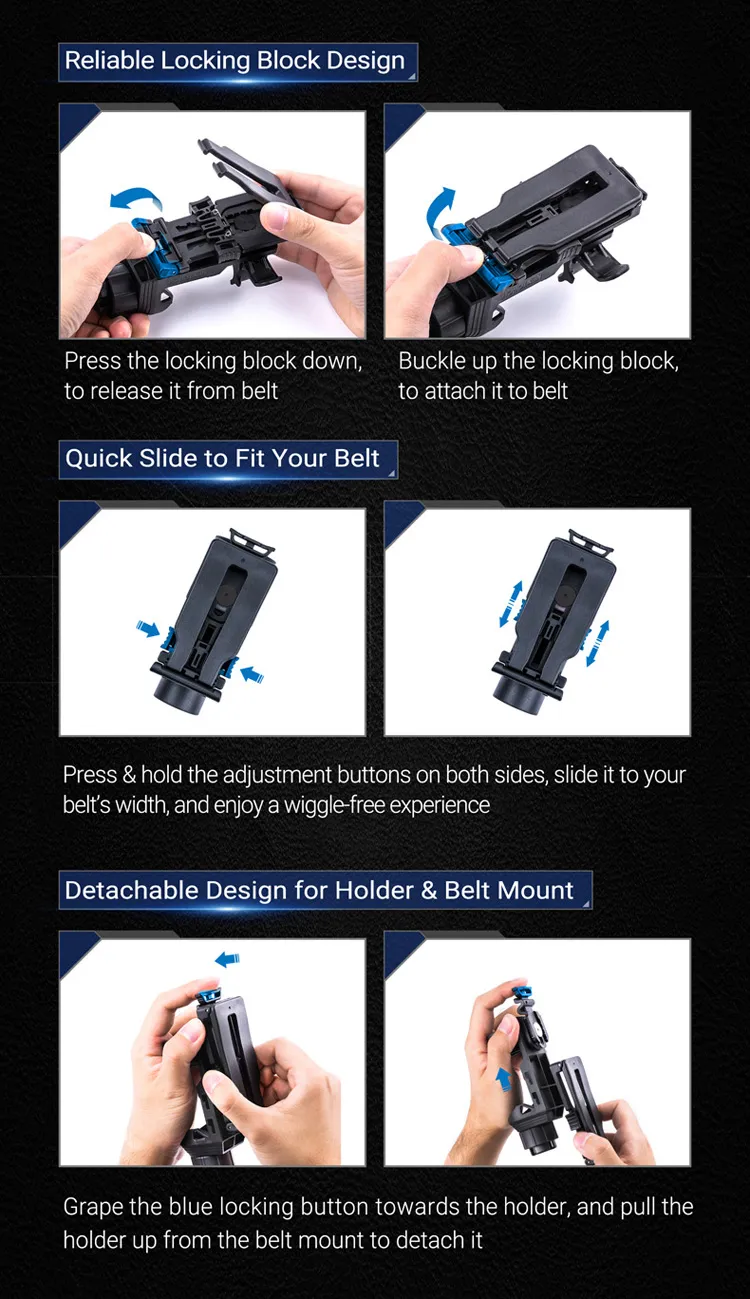 Baton Portable Holder Tactical Holder Durable and Tough Holder for Nex Baton Quic Series