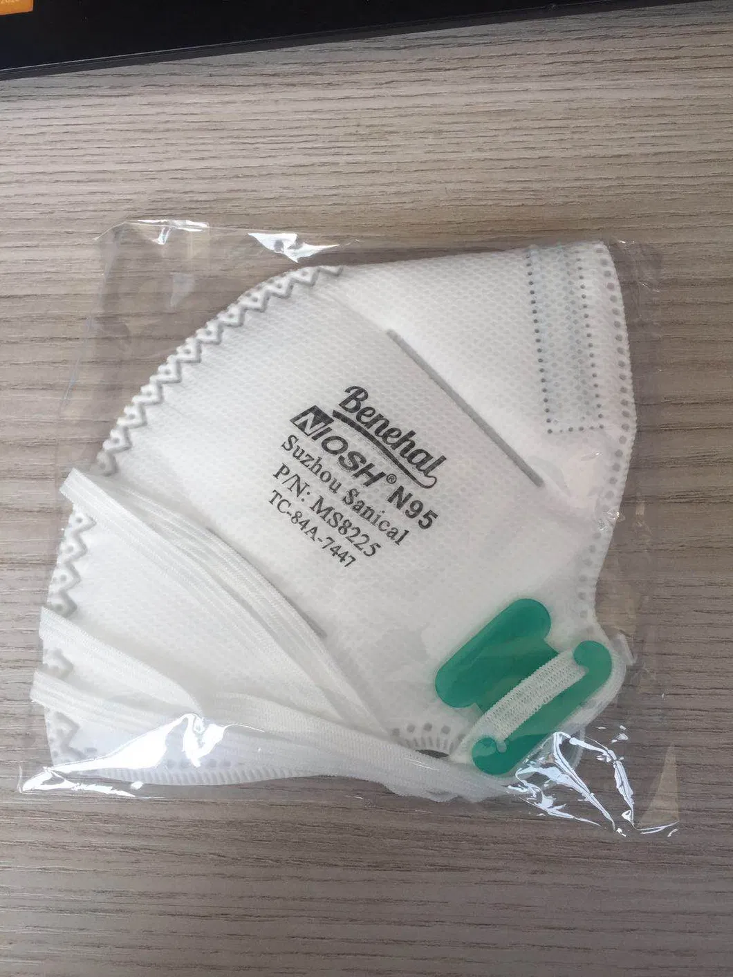 BENEHAL FLAT FOLD RESPIRATOR MASK , PARTICULATE RESPIRATOR N95 FFP3