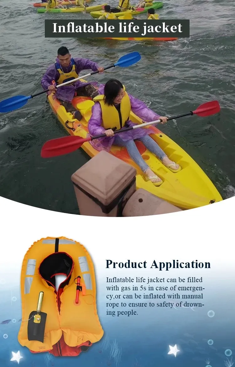 Best Price CE ISO CCS Approved Navigator Captain Boat Snorkel Inflatable Life Jacket Life Raft