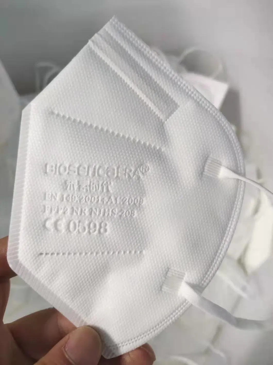 Biosericaera Era White Listed Anti-Bacterial / Anti-Microbial KN95 Respirator Anti-Dust Kn 95 Face Mask FFP2 Mask Tested by SGS in Stock