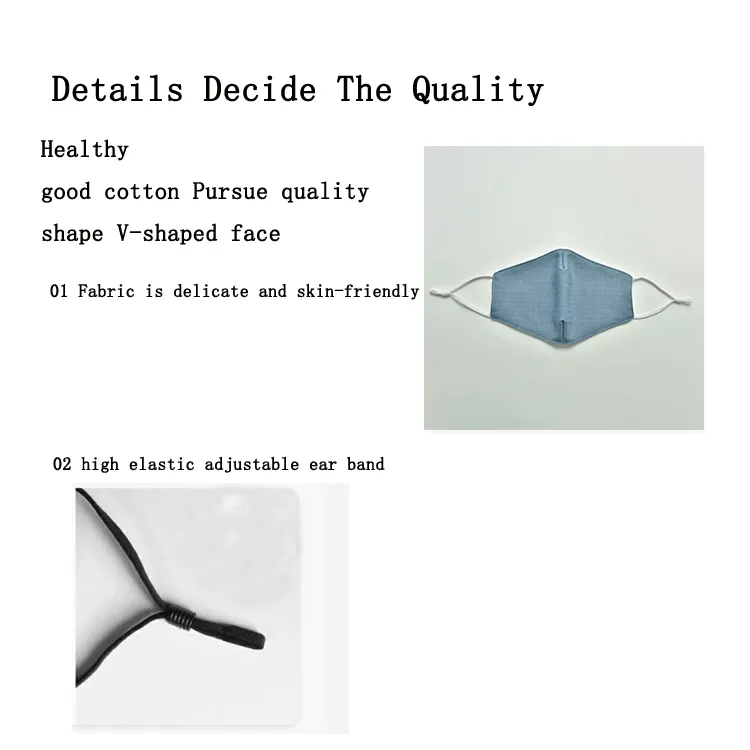 Black Pm25 Anti Pollution Fog Dust Haze Cotton Reusable Half Face Mask
