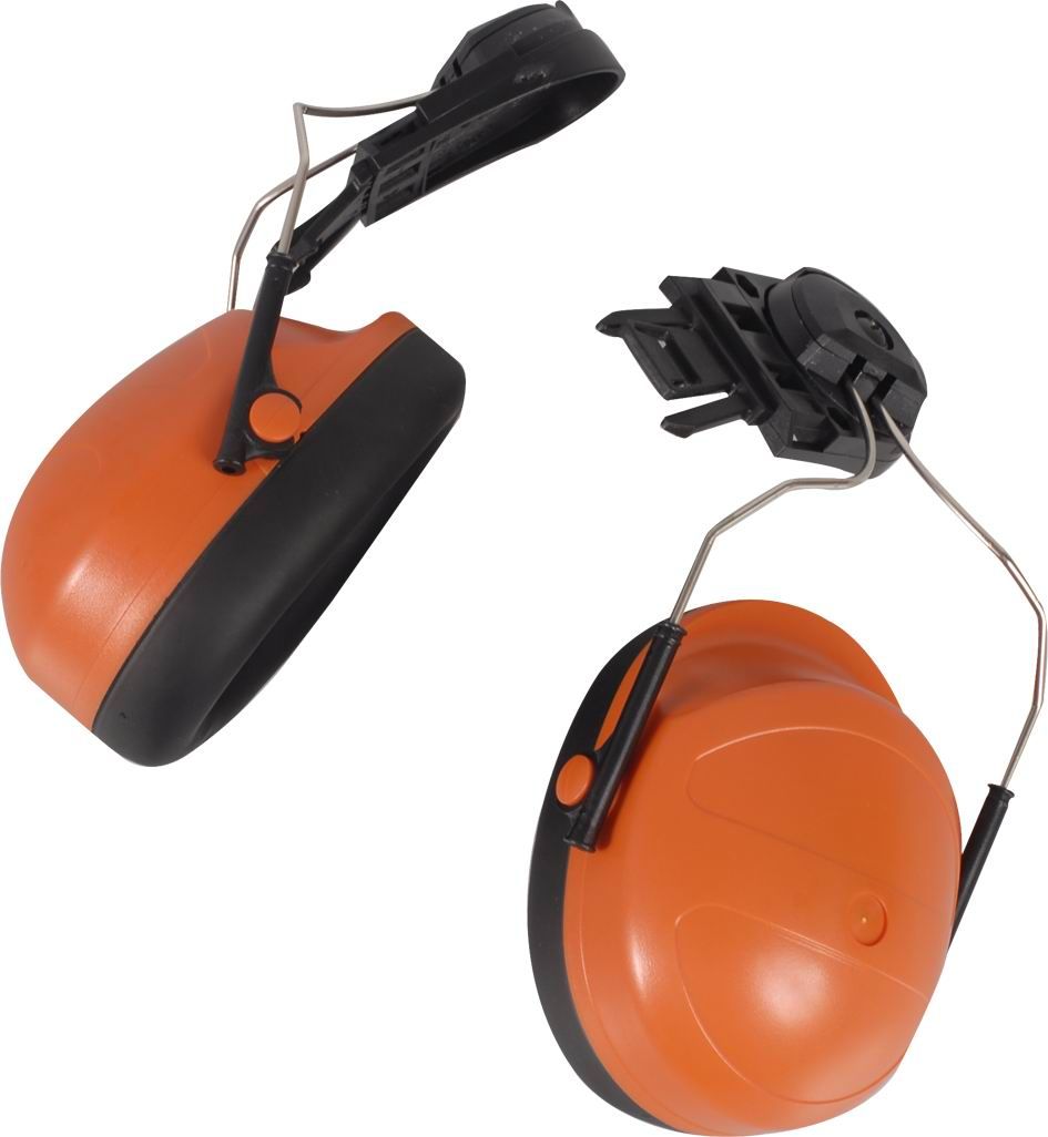 Brand PVC Industrial Face Shield with Ear Muff, Safety Face Shield with Visor