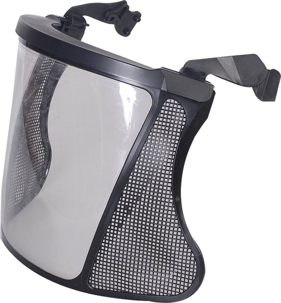 Brand PVC Industrial Face Shield with Ear Muff, Safety Face Shield with Visor