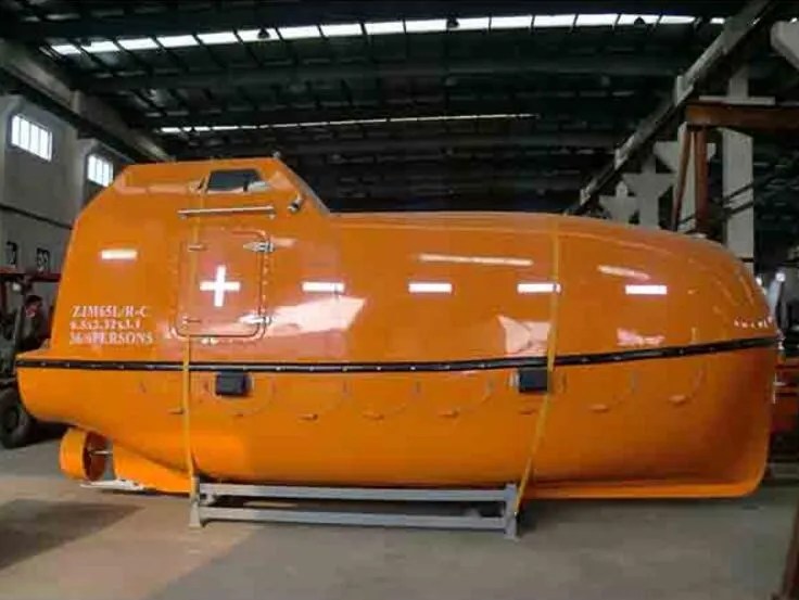 BV Aprroved Fire Protected Free Fall Totally Enclosed Life Boat / Lifeboat
