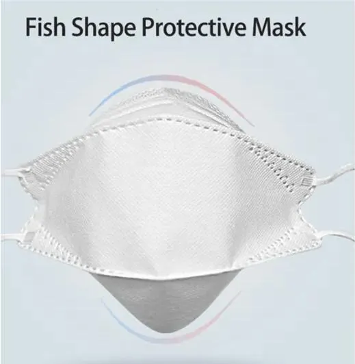 CE Certificates Chinese Whosale Price Dust Fish Mouth Type Kf94 Disposable Face Mask