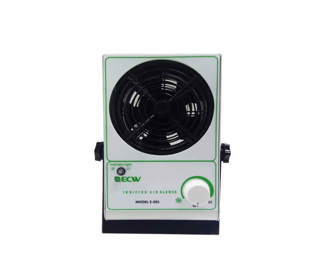 Ce & RoHS Electrostatic ESD Ionized Fan Benchtop Anti-Static Ionizer Ionizing Air Blower