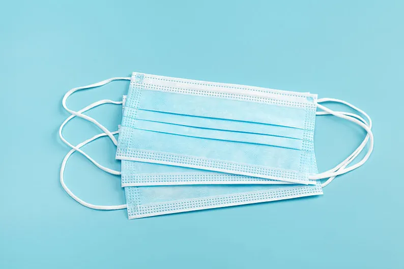 Cheap 3 Ply Non-Woven Face Mask Earloop Disposable 3 Ply High Quality Blue Face Mask Hot Sale Protective Disposable Non-Woven 3 Ply Face Mask