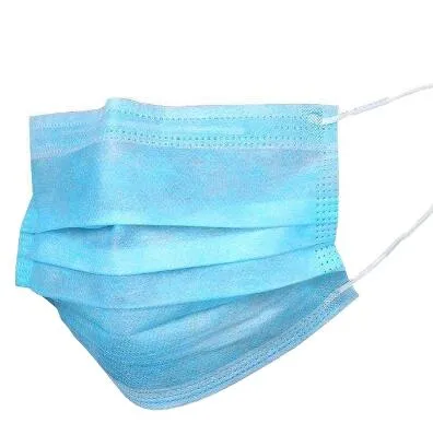 Cheapest Price Mask in Stock Sales to Africal Southeast Asia White Color Disposable Civil Protective Respirator Face Facial Mask