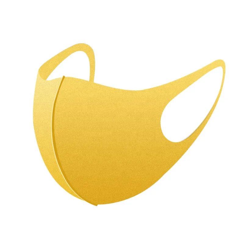 Children Colorful Custom Cloth Sponge Fabric Dustproof Mouth Face Shield Muffle 1 Pack of 3