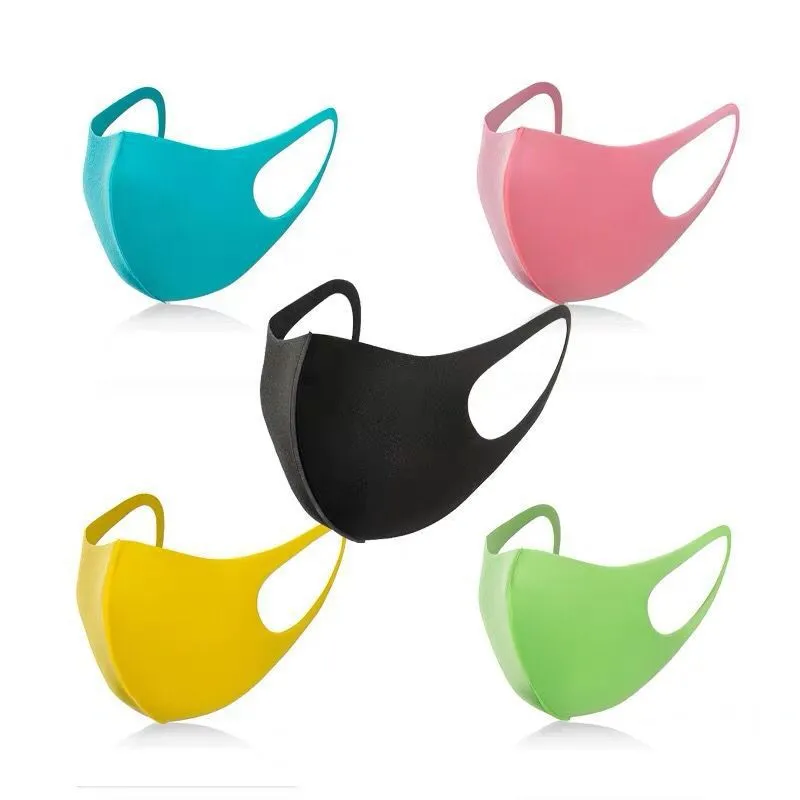 Children Colorful Custom Cloth Sponge Fabric Dustproof Mouth Face Shield Muffle 1 Pack of 3