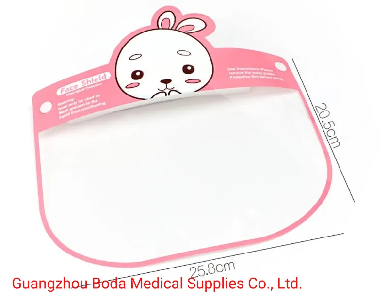 Children Kids Protective Face Shield Comfortable Foam Face Shield Anti Fog Kids Faceshield