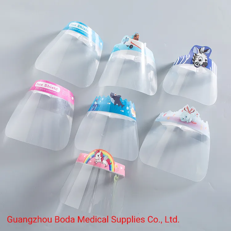 Children Kids Protective Face Shield Comfortable Foam Face Shield Anti Fog Kids Faceshield