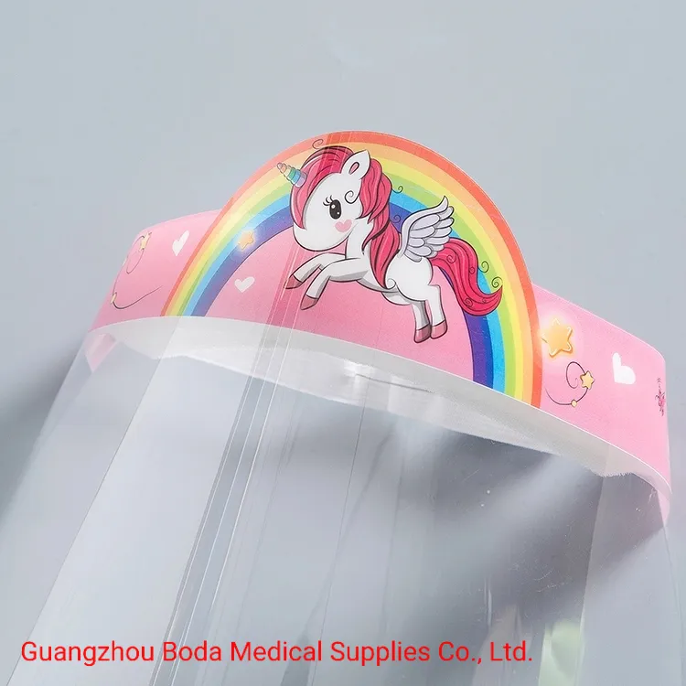 Children Kids Protective Face Shield Comfortable Foam Face Shield Anti Fog Kids Faceshield