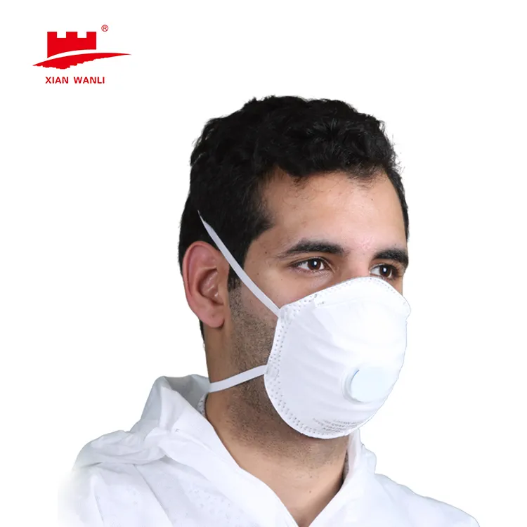 China FFP2 Dust Face Mask Respirator in Stock Factory Direct Sale KN95 Face Mask with White Color, FFP2 Manufacturer Wholesale in Stock