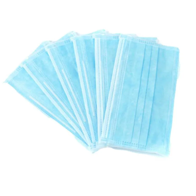 China Manufacturer Wholesale White 3ply Protective Face Mask / 3 Ply Disposable Face Mask