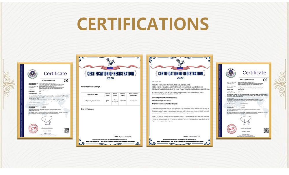 China Manufacturer Wholesale White 3ply Protective Face Mask / 3 Ply Disposable Face Mask