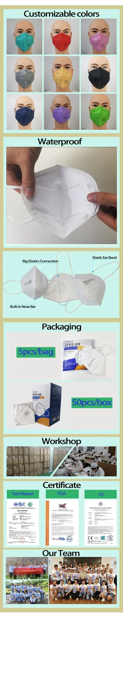 China Products/Suppliers. FFP2 Face Mask, Dust Protective Respirator, with European Union CE Certification According to En 149: 2001 +A1: 2009, Germany Sale off