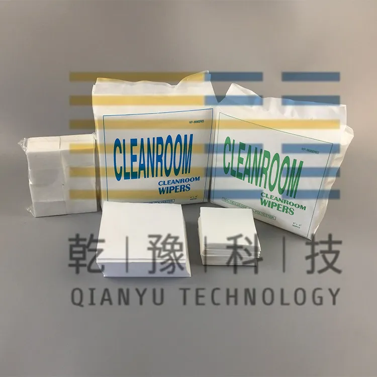 Class 100 Clean Wipe Laser Sealed Lint-Free Clean Room Polyester Cloth Cleanroom Wipers
