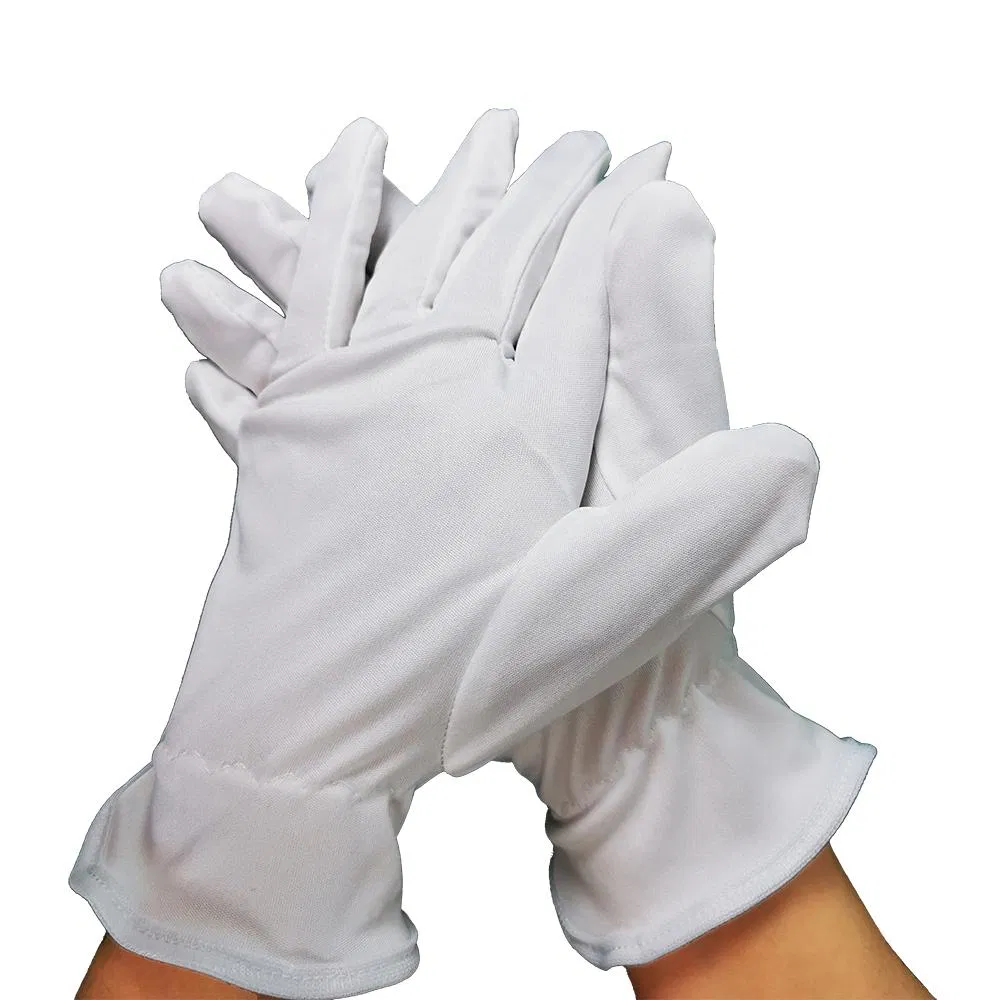 Cleanroom ESD White Lint Free Gloves