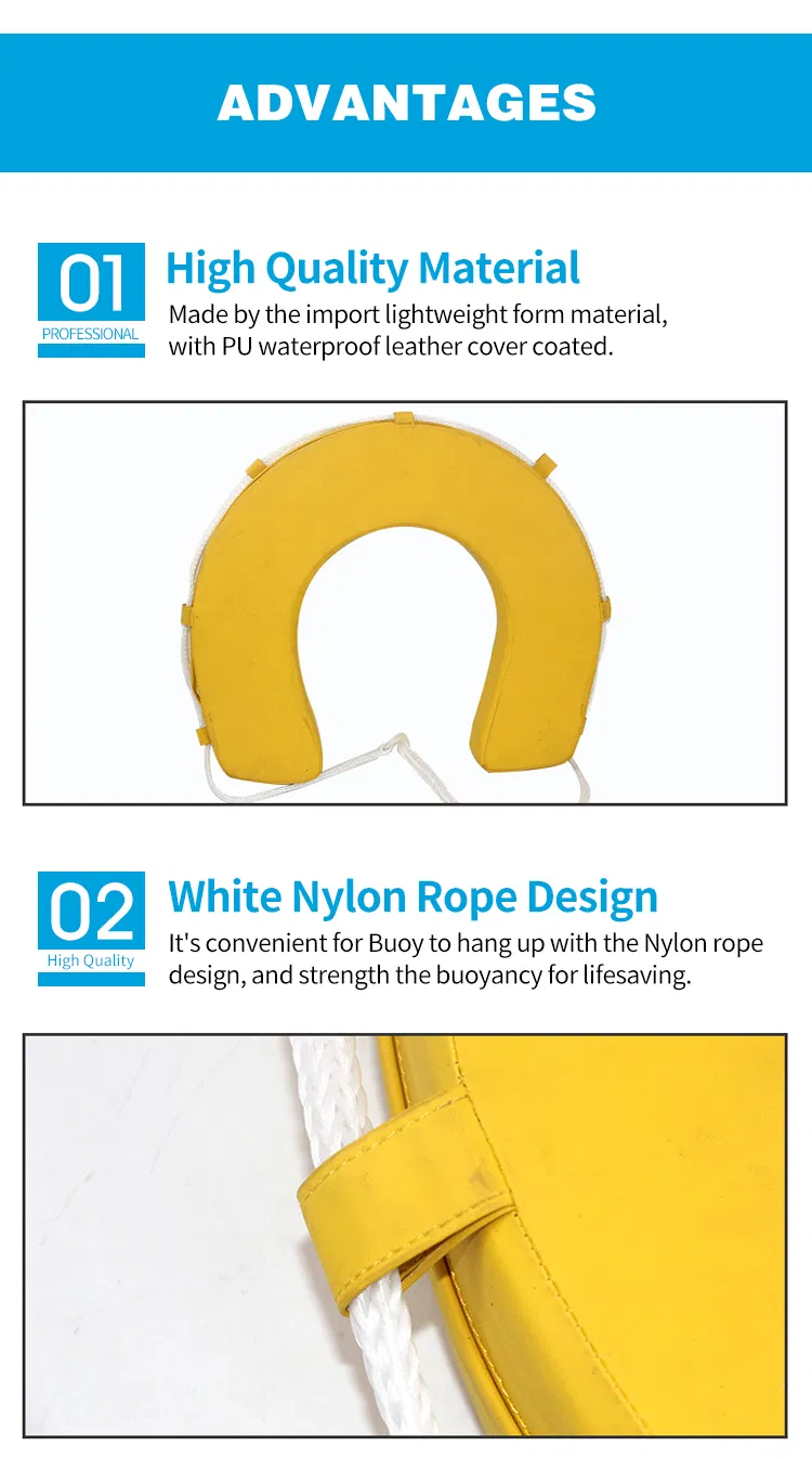 Competitive Price Waterproof U Shaped Life Buoy