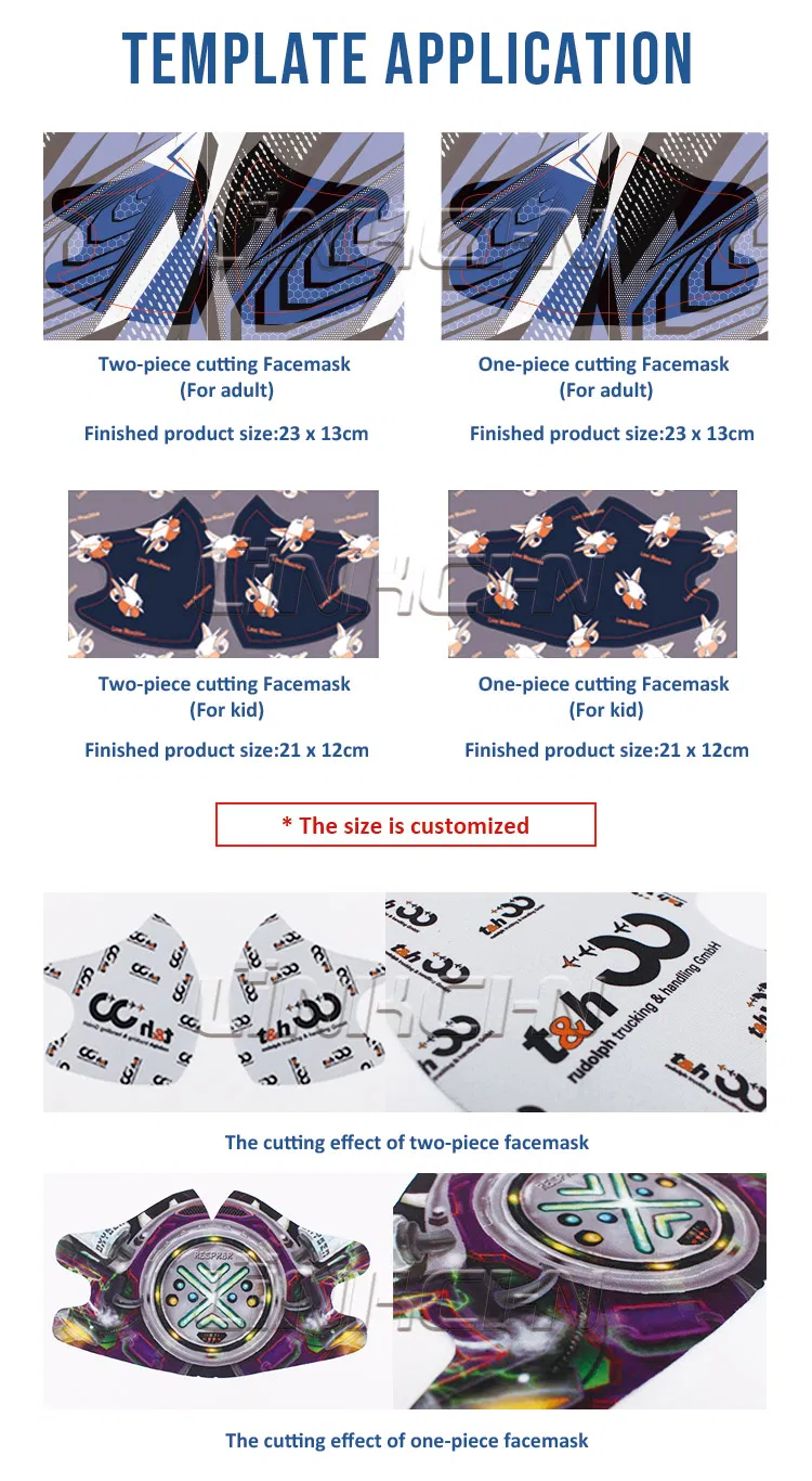 Custom Polyester Fabric Cotton Cloth Filter Protective Reusable Face Masks