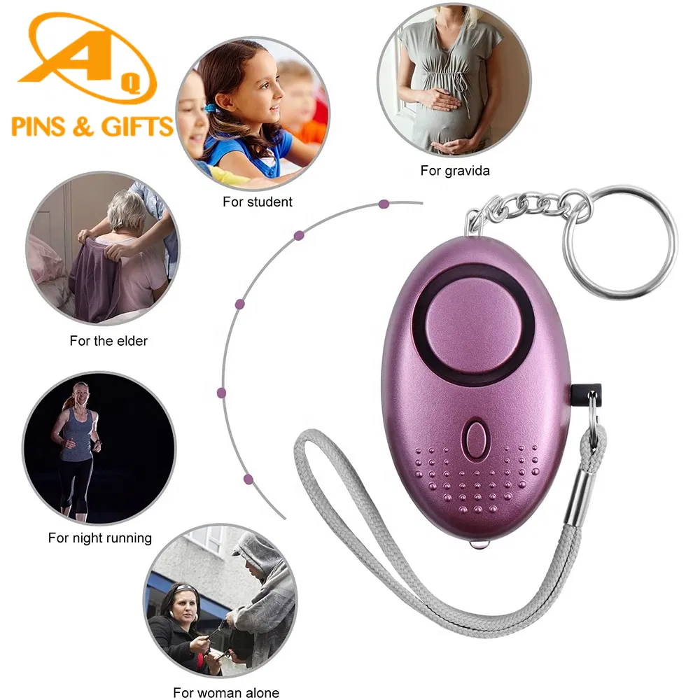 Custom Zinc Alloy Famous Self Defense Alarm Keychain Tag Metal Stainless Steel Plush Wholesale Crocs Shoe Keyring