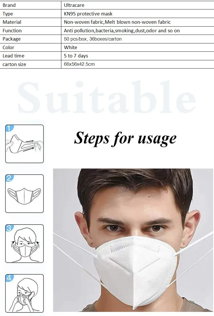 Desechable Anti Polvo Mouth Face Mask Manufacter Suppliers in China Mascarilla Facial