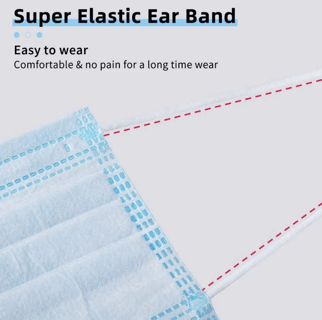 Dingcheng Xiaolan Nonwoven Surgical Cute Custom Blue Cartoon Disposable Medical Protective 3 Ply Face Mask