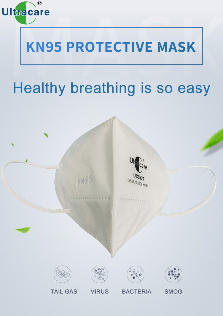 Disposable 3D KN95 Pm2.5 Reusable Earloop Anti Flu Pollution Gauze Protection Face Mask