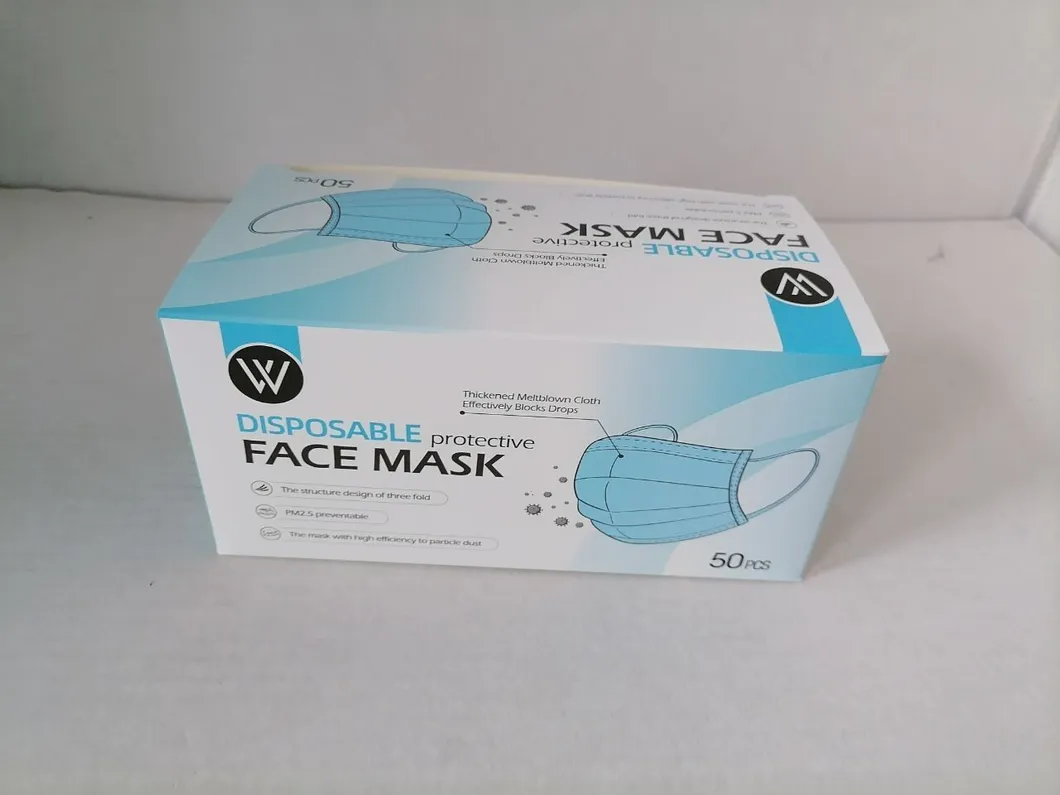 Disposable  Face Mask 3 Ply Hot Sale in Stock