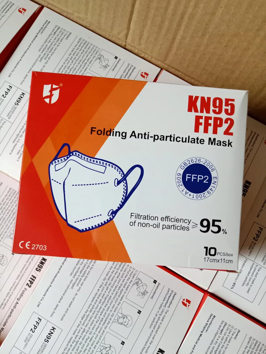 Disposable Face Mask Dust Particulate Respirator Dusty KN95 Face Mask