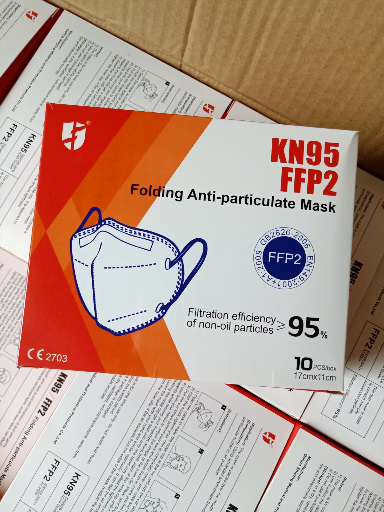 Disposable Face Mask Dust Particulate Respirator Dusty KN95 Face Mask