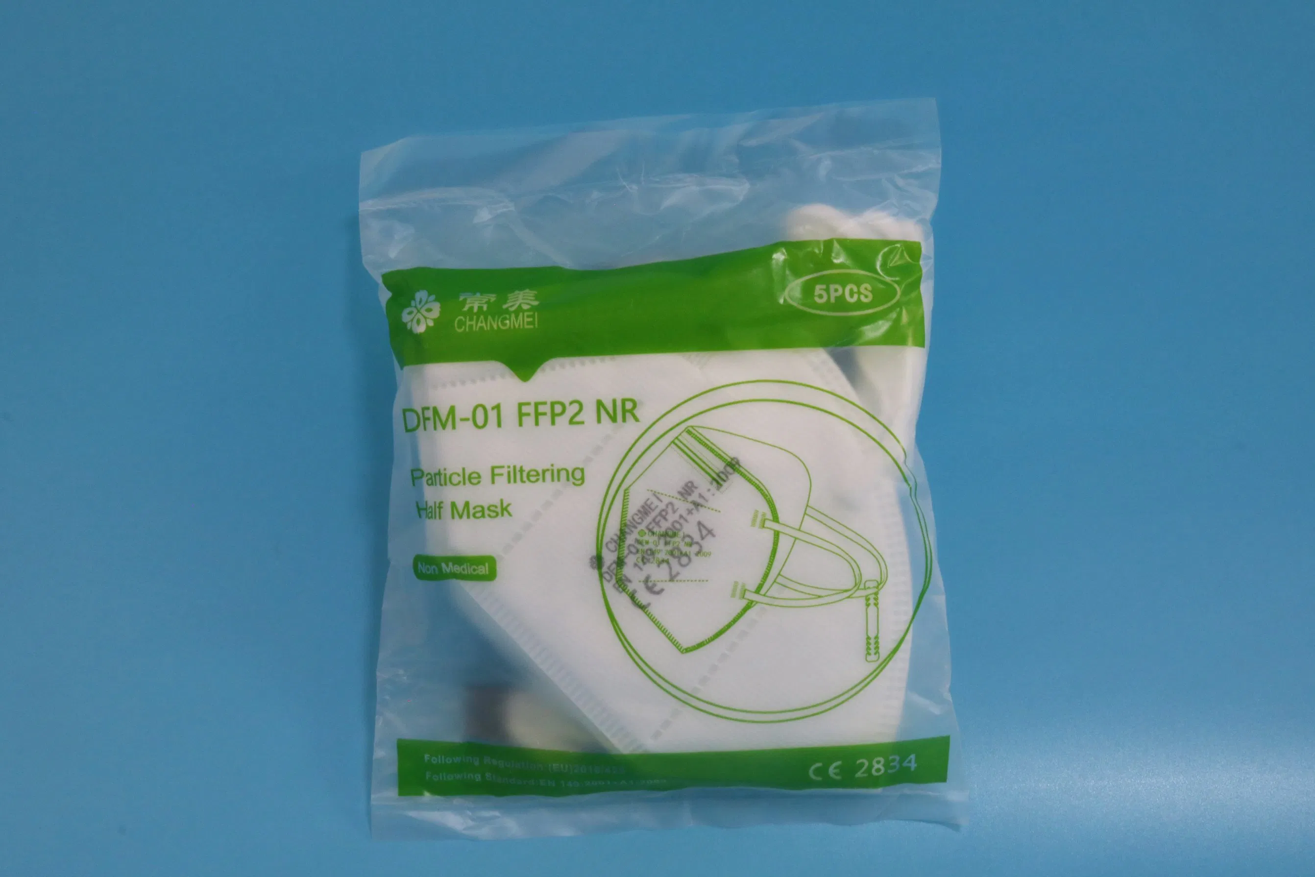 Disposable Face Mask FFP2 Nr Protective Mask with 5 Layers