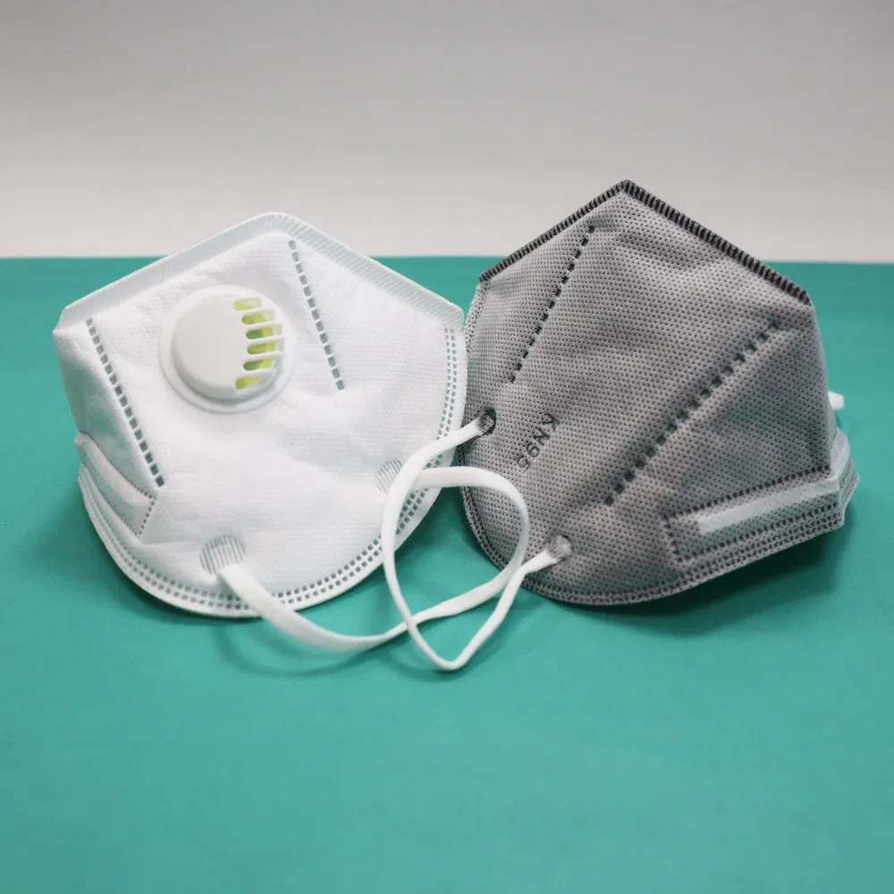 Disposable Mask Manufacturer White Color 3-Ply Disposable Earloop KN95/N95 Face Mask
