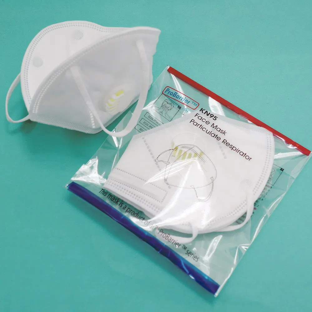 Disposable Mask Manufacturer White Color 3-Ply Disposable Earloop KN95/N95 Face Mask